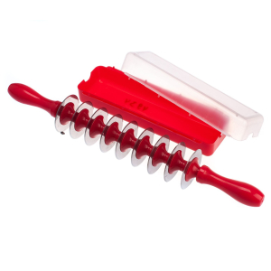 Скалка-нож для нарезки теста на 9 ножей (в футляре) | photo