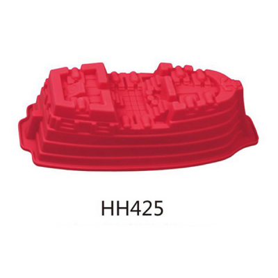 Силиконовая форма для выпечки НН-425 Корабль (34,5*16*10см)