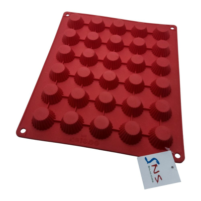 Силиконовая форма для шоколада и выпечки JSC2375 Кексы маленькие (28,4*24,3*2см)