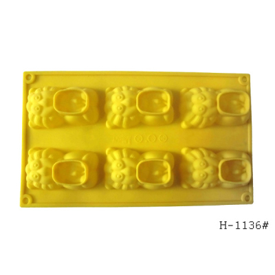 Силиконовая форма для выпечки Н-1136 Тигр 6шт.(30*17,5см)