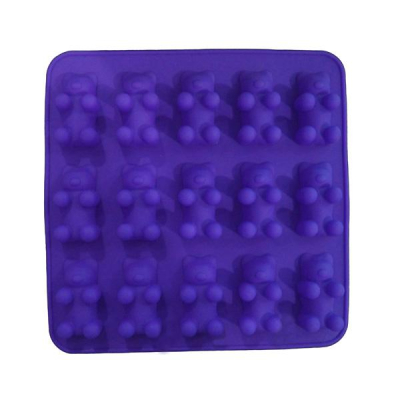 Силиконовая форма для конфет и желе НН-438 Мишки,Барни 15шт. | photo
