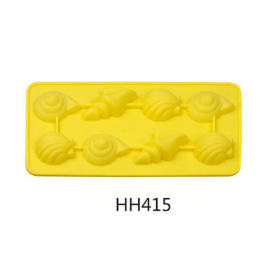 Силиконовая форма для конфет и желе НН-415 Ракушки микс 8шт.(21*11*1,7см) | photo