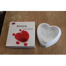 Силіконова форма для євродесертів ММ-639 G031(ZN-G030) Amore-серце (18*18*6см) | photo