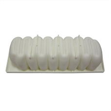Силіконова форма для євродесертів Н-HJ-674 Creme-зигзаг (29*9*24*7*7см) | photo