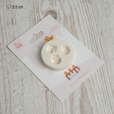 Силіконовий молд ММ-1214 ES-4504 /B890 Яблуко. 5,4*5,4см | photo