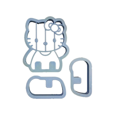Вырубка для пряников ММ-33 ZN2001 Hello Kitty 3D