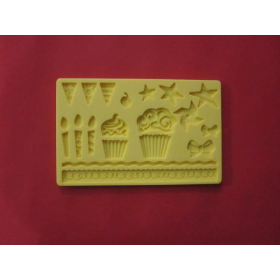 Силиконовый молд ММ-238 030-78 Свечки,кесы.  20*12,5см