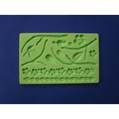 Силиконовый молд ММ-240 030-50 Сакура. 20*12,5см