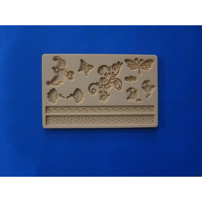 Силиконовый молд ММ-242 030-100 Бабочки. 20*12,5см