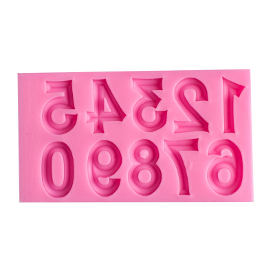 Силиконовый молд Н-F8427 Цифры. 9,5*5,5*2,2см